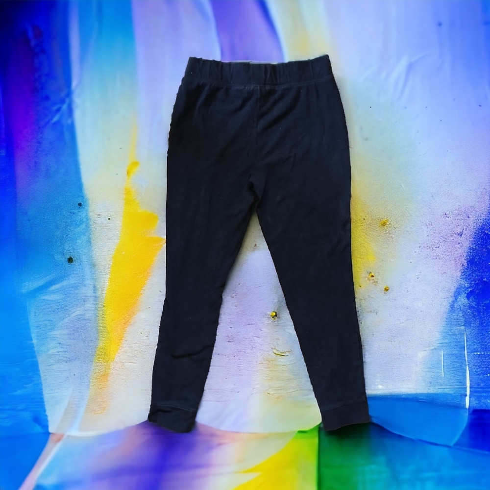 Miss Attitude Child's Black Stretchy Leggings Pants